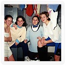 1999 - v šatně po tréninku - Frömelová, Žujová, Nedělníková, Žižková 1999 - v šatně po tréninku - Frömelová, Žujová, Nedělníková, Žižková