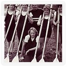 1989 - Brno - žkym: Žujová, Nováková J., trenérka Oklešťková, Oklešťková Z., Vyroubalová, korm. Vajčnerová