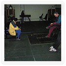 2006 - příprava na evakuaci posilovny