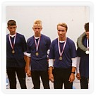1993 - MČR Račice - 4+žcis: Smička, Hofman, Kovář, Siriški, korm. Mrákava