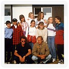 1995 - MČR Račice - dorostenky, juniorky a trenéři Okleštěk O., Kuzikowský