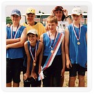 2003 - MČR Račice - 4x+žcim: ... Schlimbach, Brumar, trenérky Oklešťková, Herzánová