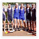 2004 - MČR Třeboň - 8+msenB: Hronek, Vraštil, Komárek, Sova, Mather + ČVK Brno