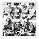 1981 - Oldřich Okleštěk a Ivan Anderle se svěřenkyněmi
