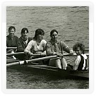 1987 - Brno 4+ž: Pinkavová, Demlová, Gecová, Oklešťková R., korm. Koňárková