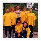 1999 - Mezinárodní regata Brno - 4+dky: Doleželová, Vacková, Cvoliga, Babinská, Češková, korm. Zlámalová, Horská)