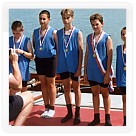 2001 - MČR Račice - 4x+žcim: Doležel, Tetera, Bezděk, Gefing, korm. Molík